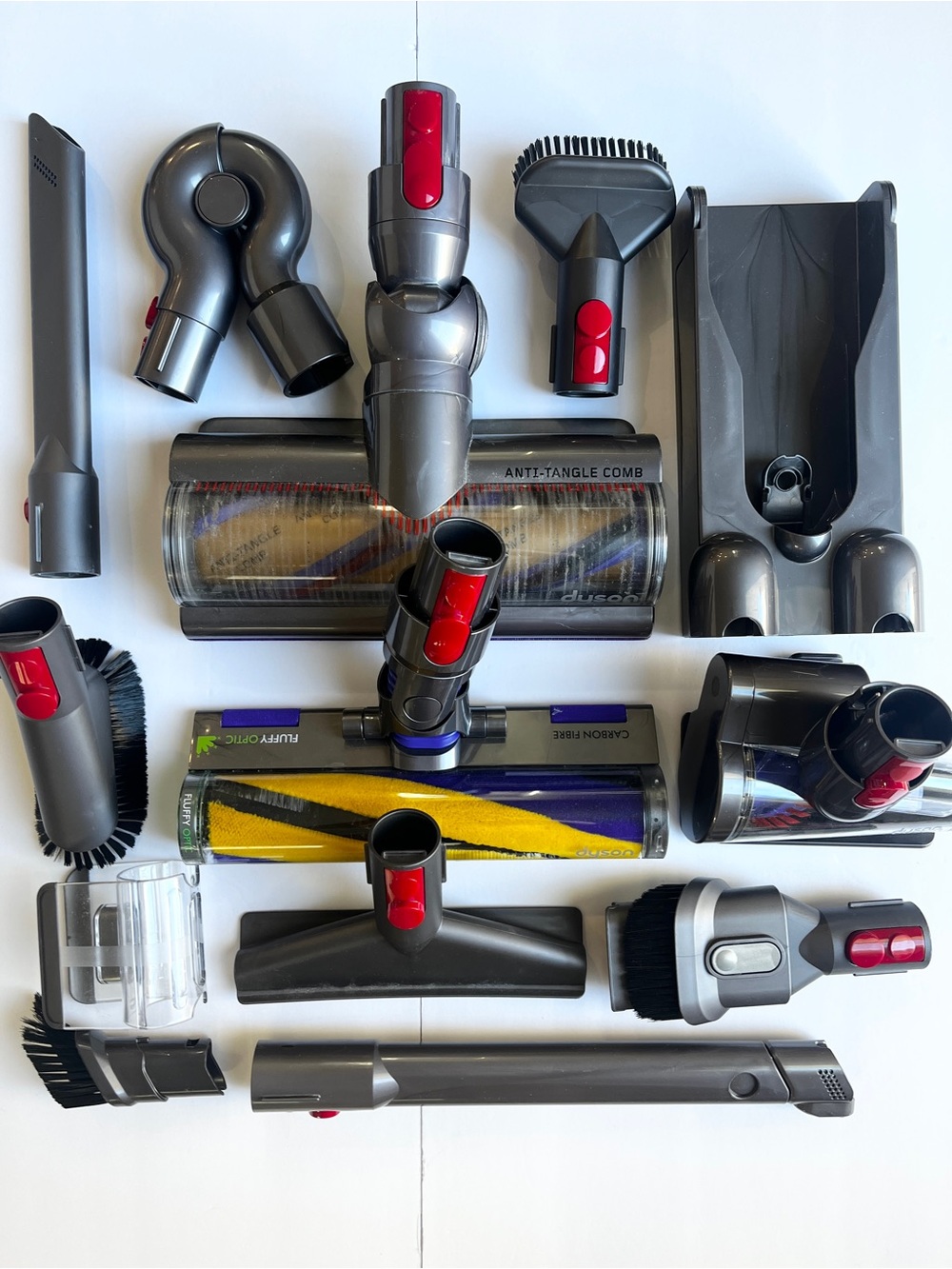 Lot of 13 Dyson V15 Detect OEM Spare Parts Accessories Kit